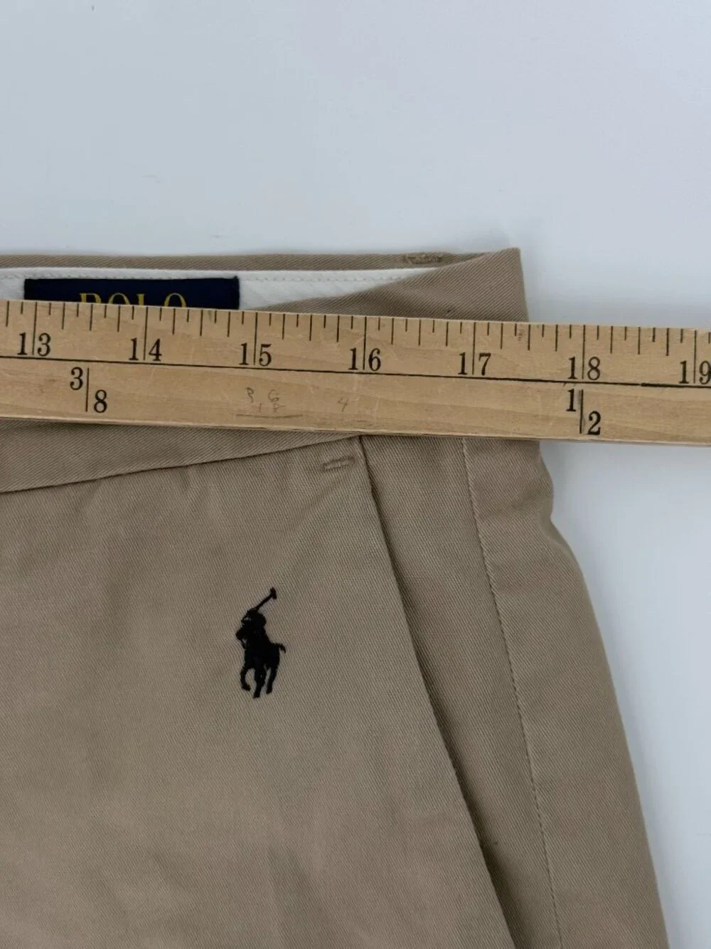 Polo Ralph Lauren Stretch Classic Fit Pony Embroidered Chino Shorts 33